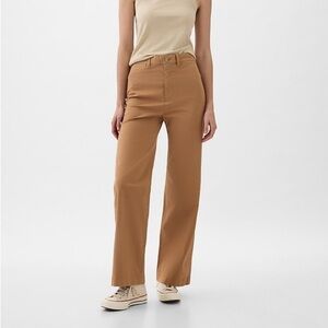GAP High Stride Wide Leg Ankle Pants